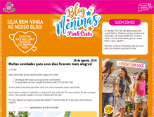 Tablet Screenshot of blog.pinkcats.com.br